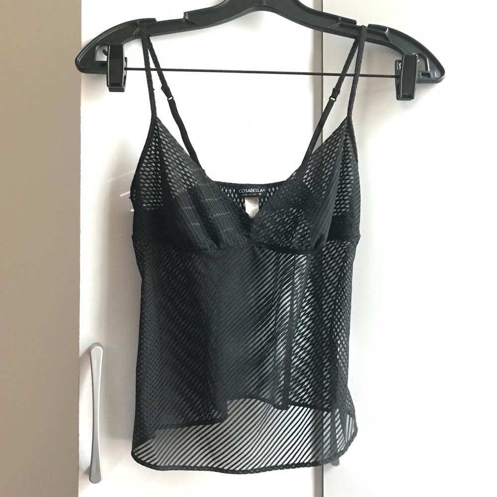 Cosabella black cami top small